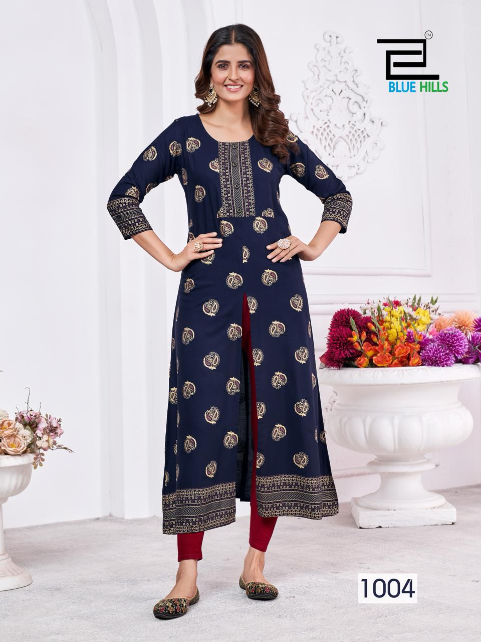 Kanishka By Blue Hills Designer Printed Kurtis Wholesale Price In Surat
